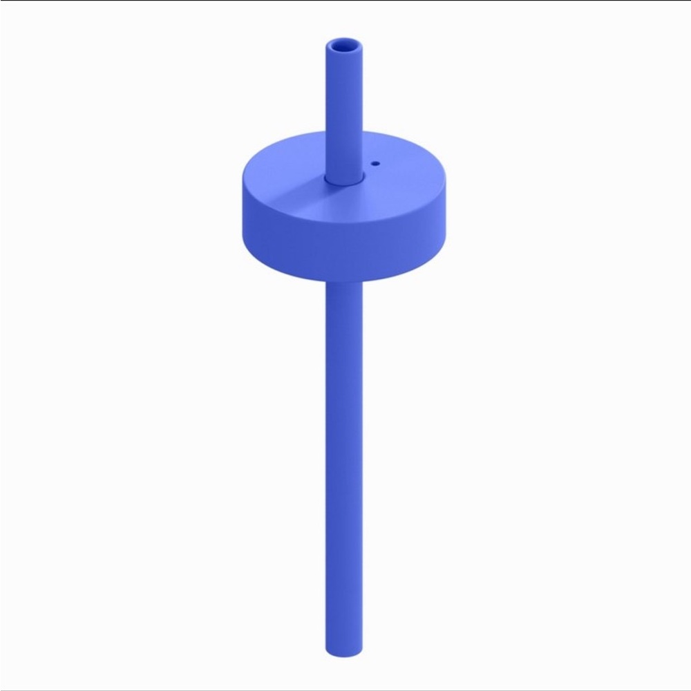 Bink Blue Silicone Straw Water Bottle 27 oz - Picture 4 of 4